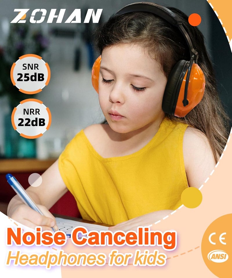 Zohan 030 Kids Noise Cancelling Headphones for Autism Kids Ear Protection - Image 2
